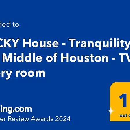 Lucky House - Tranquility In The Middle Of Houston - Tv In Every Room - 300 M2 المظهر الخارجي الصورة